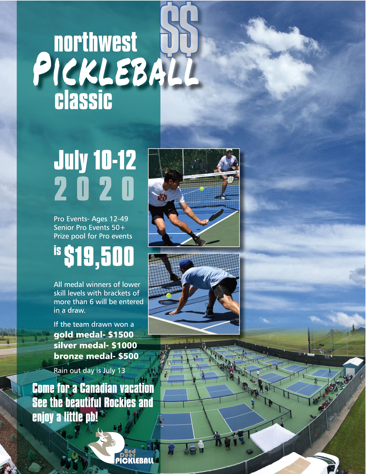 info poster for Northwest Pickleball Classic_OL RDPC Northwest Pickleball Classic Event Flyer